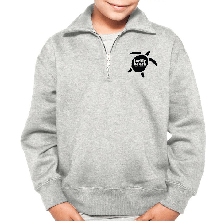 kids/youth Turtle Beach Clothing Grey polo 80% organic cotton Canadian made. 